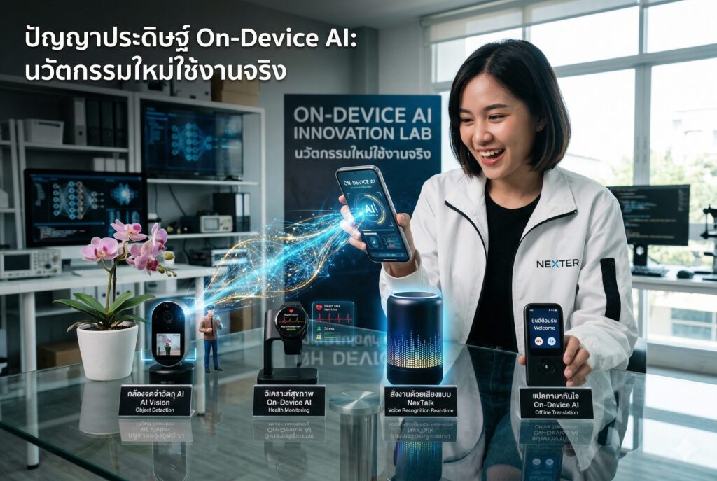 ปัญญาประดิษฐ์ On-Device AI สแกน 4 นวัตกรรมใหม่ใช้งานจริง