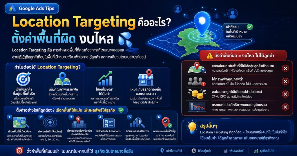 Location Targeting, Google Ads, Location Options, Location Report, Radius Targeting