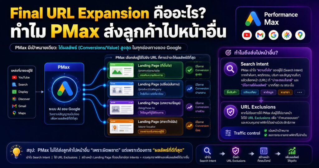 Final URL Expansion, Performance Max, PMax Landing Page, URL Exclusions, Google Ads PMax