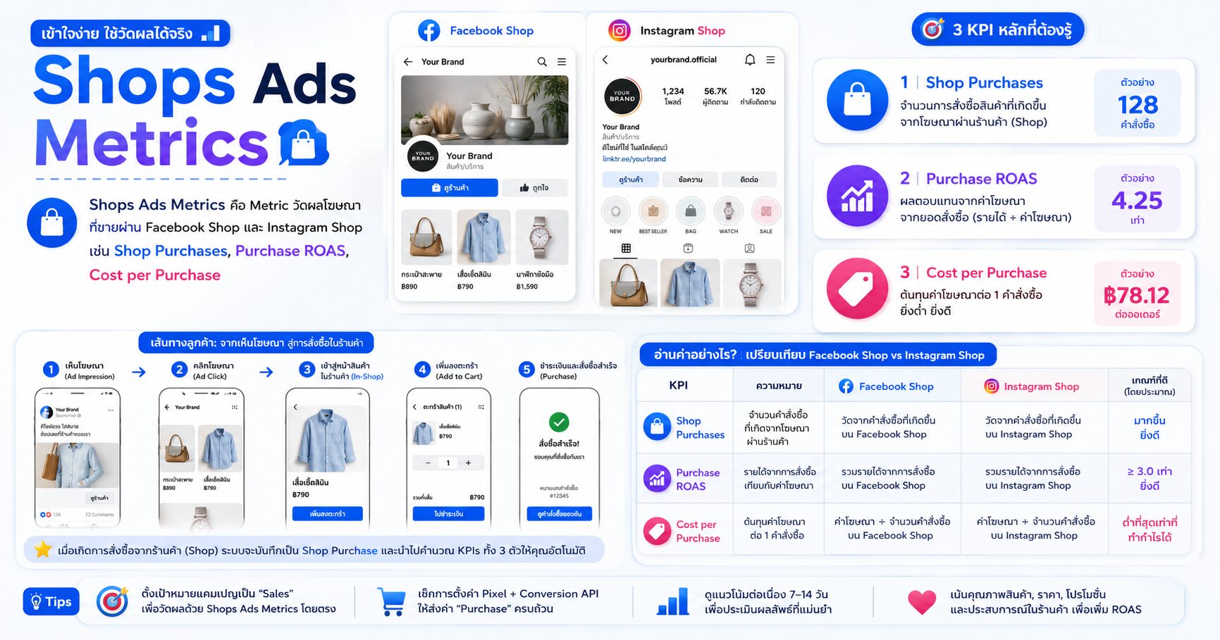 Shops Ads Metrics คืออะไร วิธีวัดผล Facebook Shop Ads ให้ลึกกว่าแค่ยอดคลิก