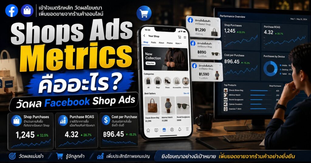 Shops Ads Metrics คืออะไร? วัดผล Facebook Shop Ads
