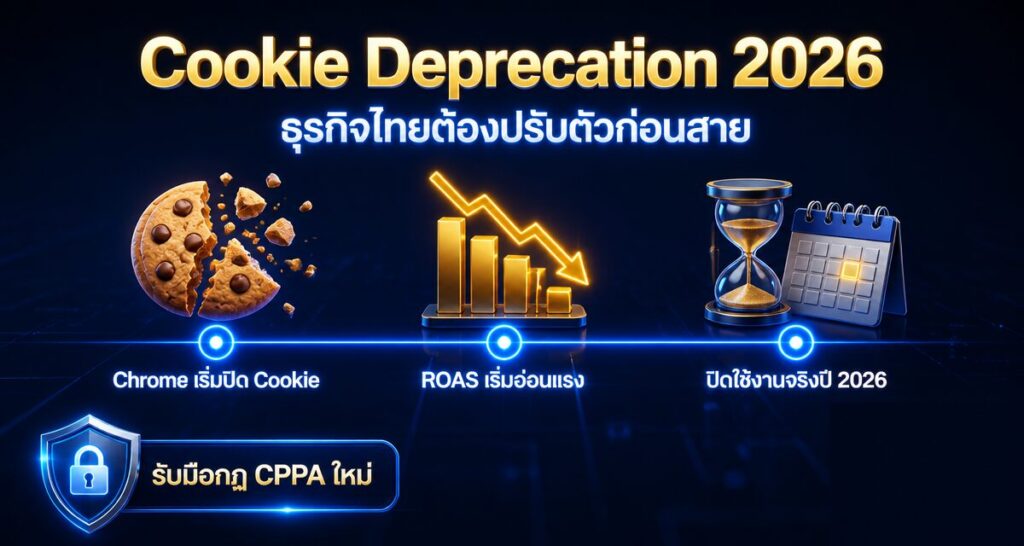 Cookie Deprecation 2026: ธุรกิจไทยต้องปรับตัวก่อนสาย