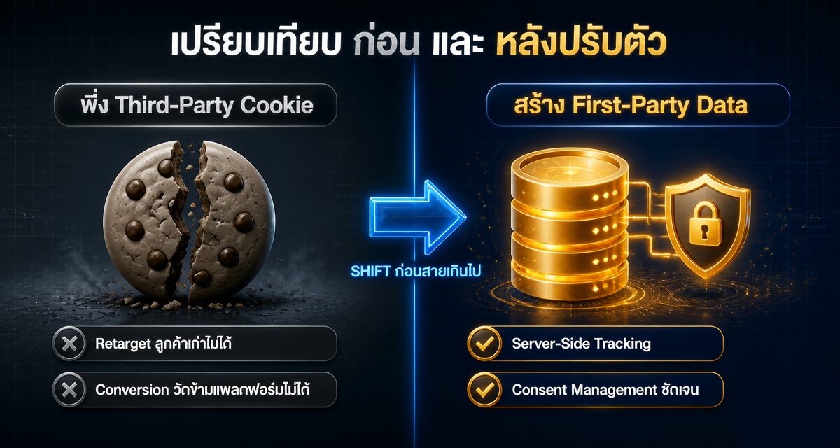 Cookie Deprecation 2026: ธุรกิจไทยต้องปรับตัวก่อนสาย 1 cookie deprecation 2026 และผลกระทบต่อธุรกิจไทย