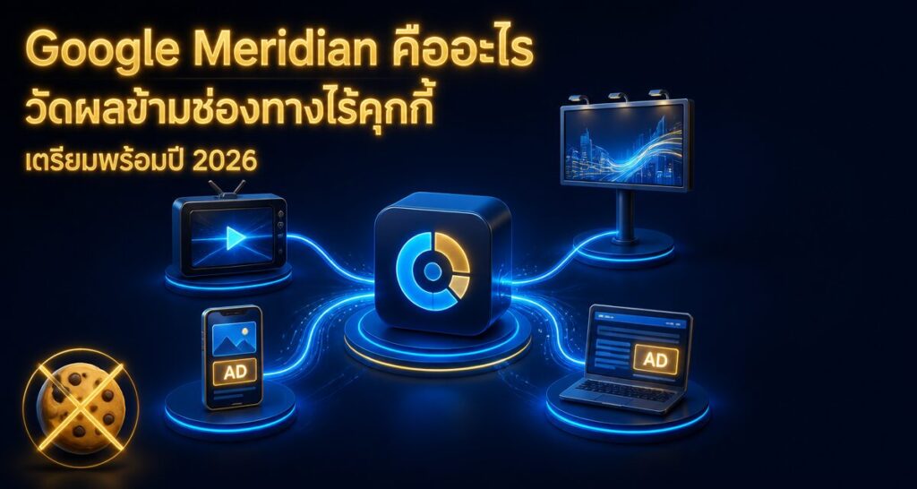 Google Meridian คืออะไร: วัดผลข้ามช่องทางไร้คุกกี้ 2026