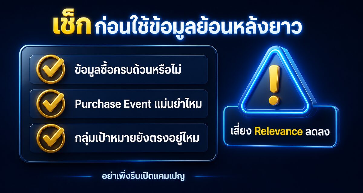 Purchase Audiences 730 วัน: Meta Ads จำลูกค้าเก่านานขึ้น 1 Purchase Audiences 730 วัน Meta Ads เก็บข้อมูลคนซื้อ