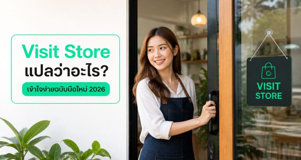 Visit Store แปลว่าอะไร? เข้าใจง่ายฉบับมือใหม่ 2026