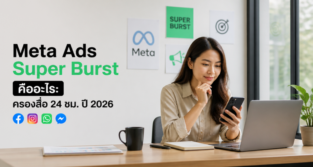 Meta Ads Super Burst คืออะไร: ครองสื่อ 24 ชม. ปี 2026